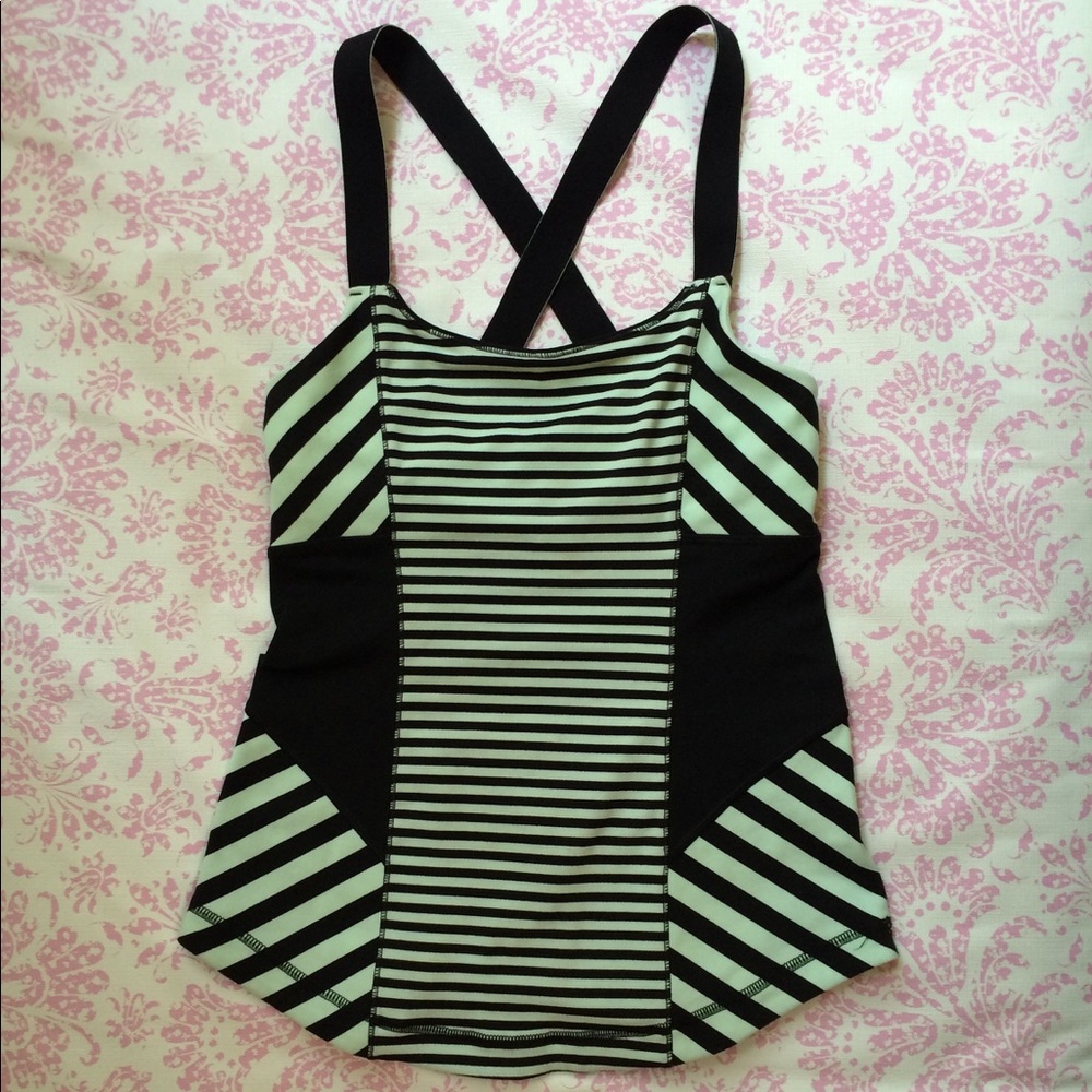 Lululemon Mint X-Strap Tank Top